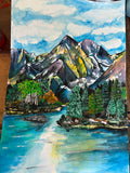Mountain watercolor