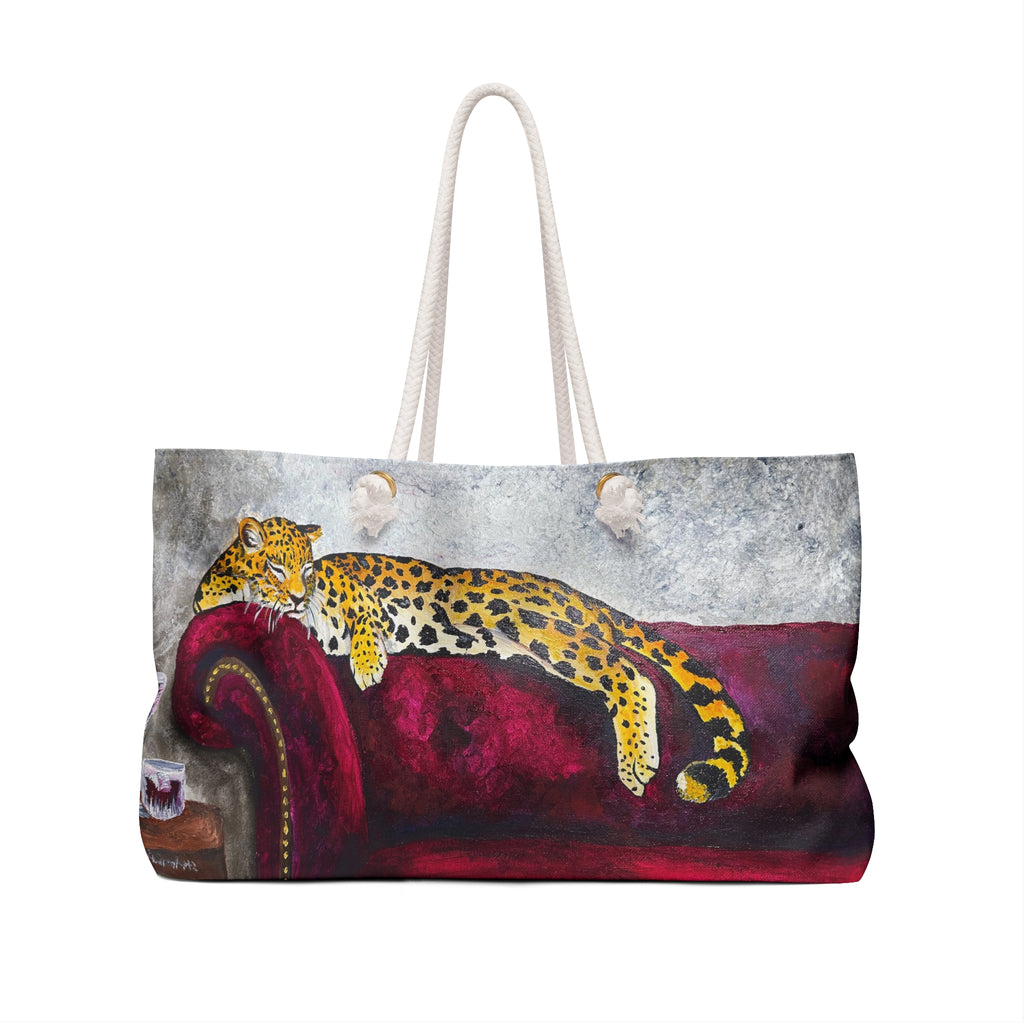 Leopard Lounge Weekender Bag
