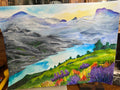 Misty mountains